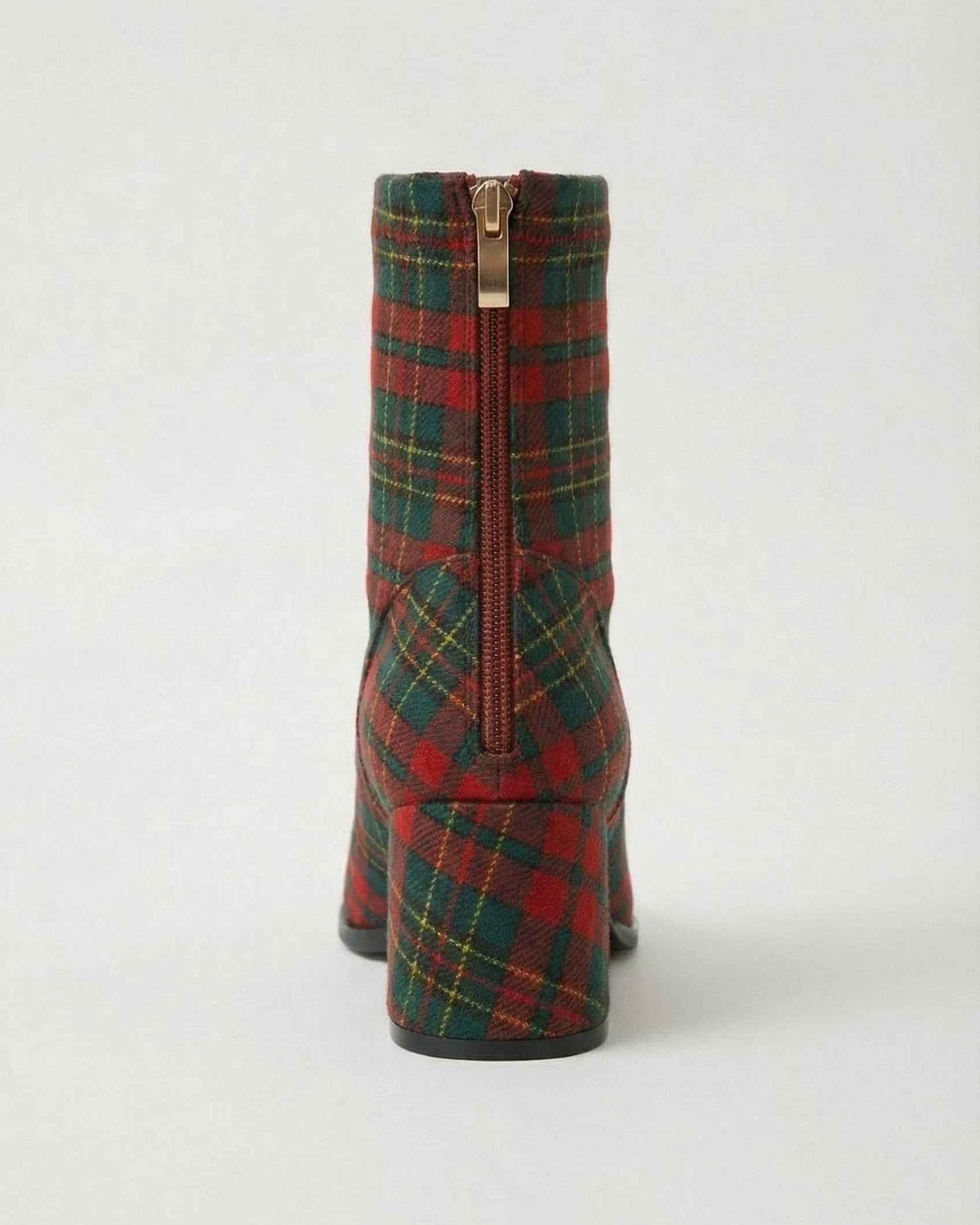 Victoria Lumina mid-calf boots in red and green with a durable sole, stylish design, and comfortable fit.
