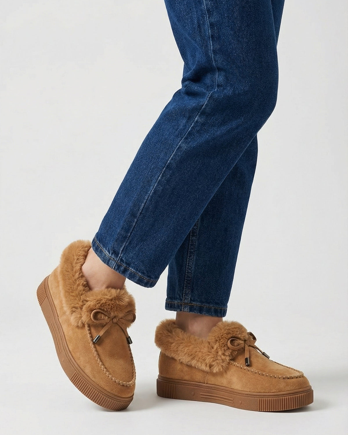 Light brown Lumina Wear Victoria ankle boots with warm lining, stylish and cozy footwear for cold weather.