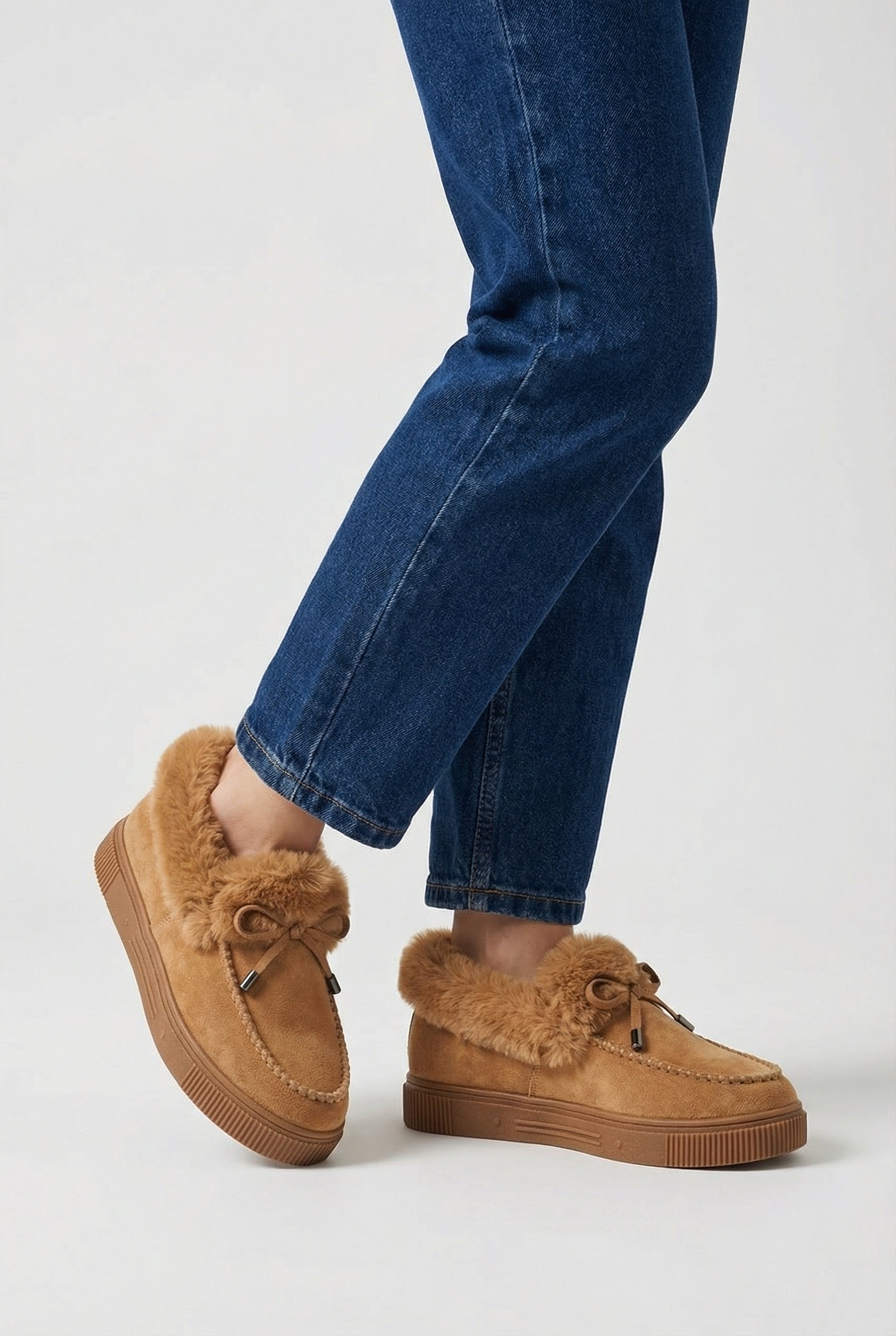 Light brown Lumina Wear Victoria ankle boots with warm lining, stylish and cozy footwear for cold weather.