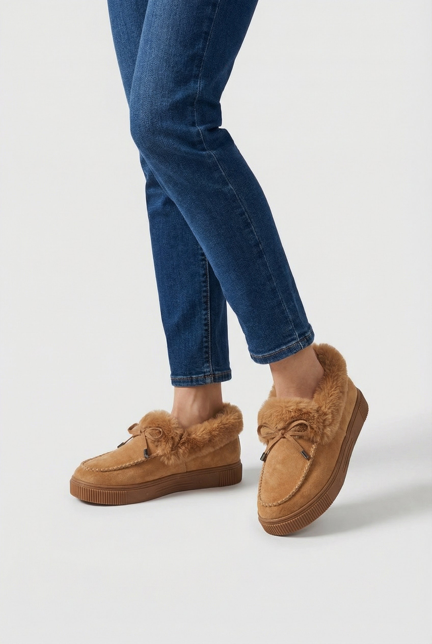 Light brown Victoria ankle boots by Lumina Wear with warm lining, stylish, comfortable footwear for casual or winter wear.