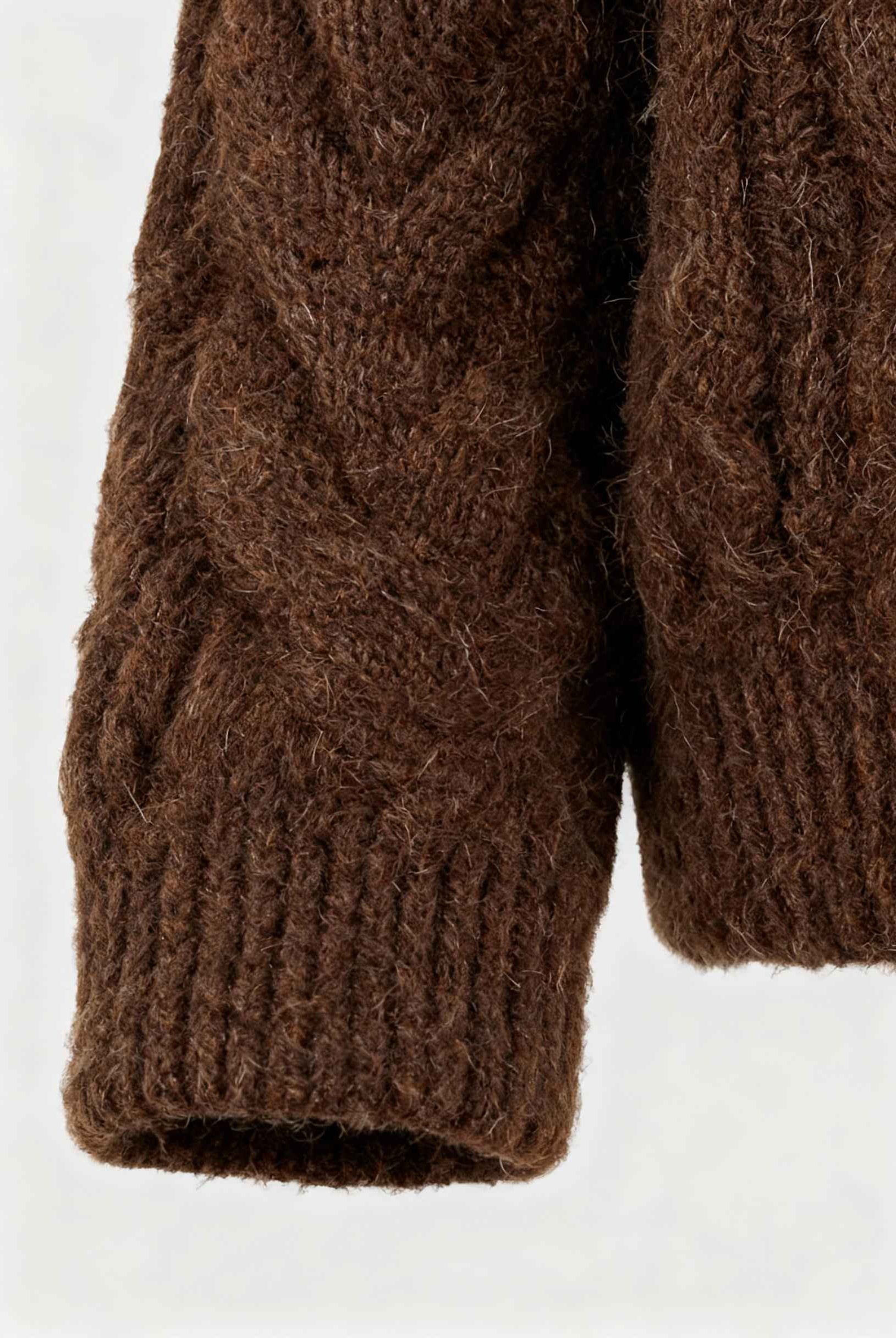 Victoria cozy long cardigan sweater with zipper closure by Lumina Wear, featuring a soft knit fabric and relaxed fit.