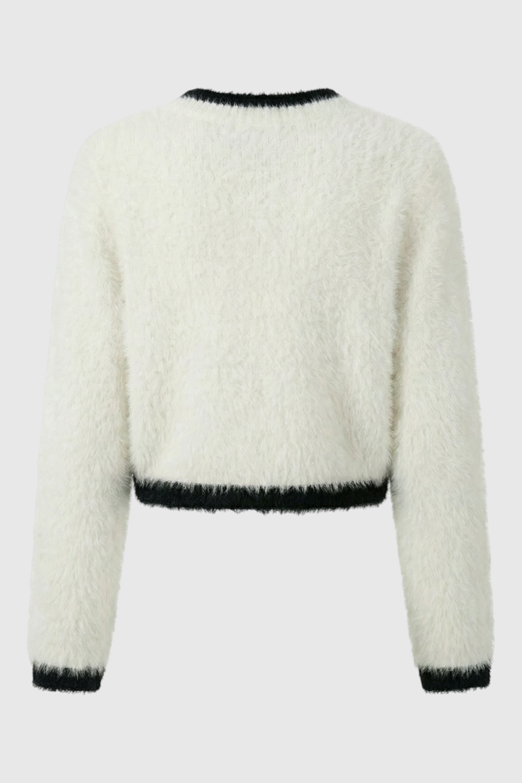 Lumina Wear Victoria open-front cropped cardigan sweater for women, cozy knit with long sleeves and relaxed fit.