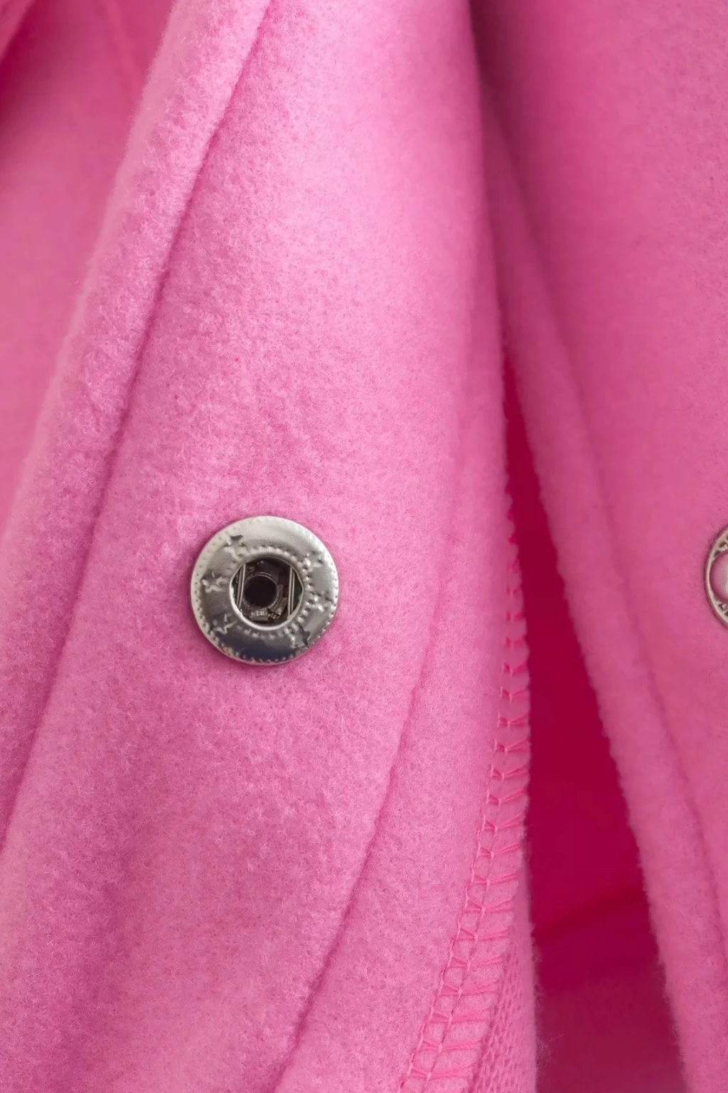 Elegant apricot women's jacket by Lumina Wear featuring classic button closure and tailored fit.