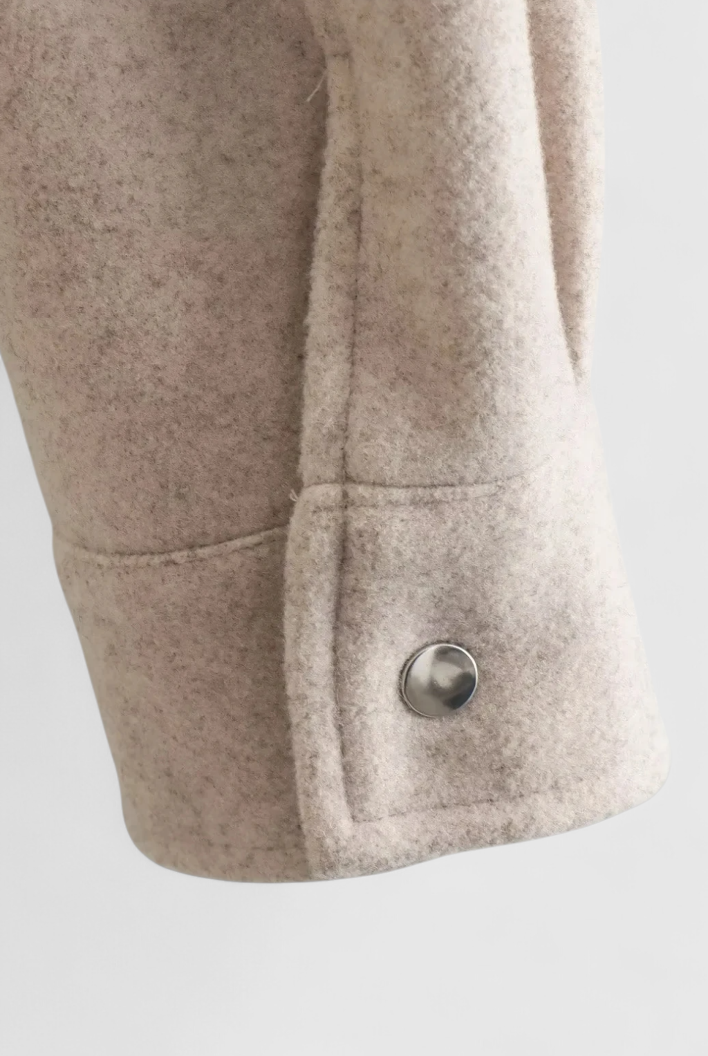 Lumina Wear Victoria elegant autumn jacket with classic button closure in apricot, featuring a stylish, tailored design.