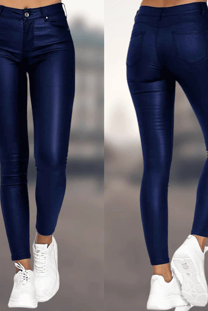 Victoria black trousers by Lumina Wear, elegant and comfortable fit, tailored pants for a sleek, stylish look.
