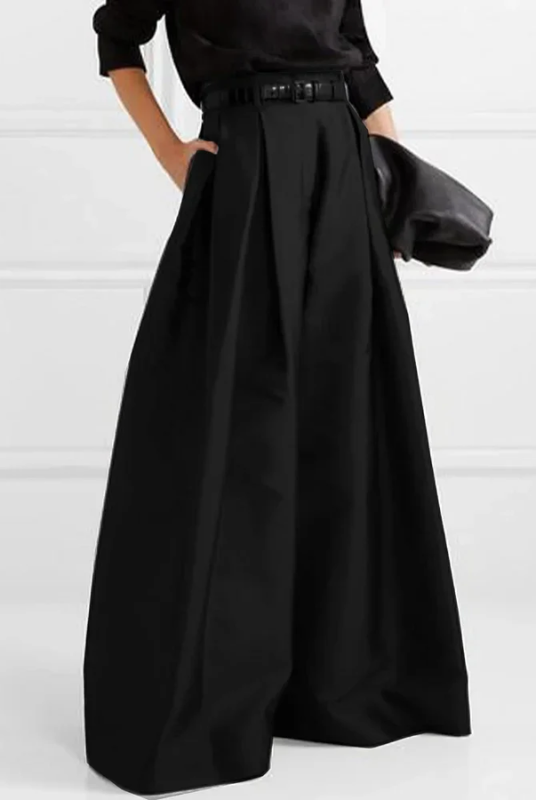 Victoria Lumina high-waisted pleated trousers in army green, stylish and tailored for a sophisticated look.