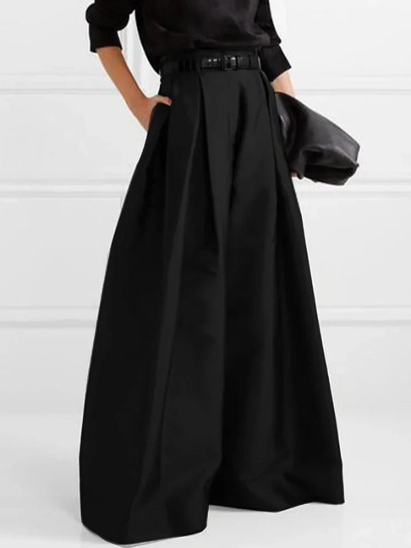 Victoria Lumina high-waisted pleated trousers in army green, stylish and tailored for a sophisticated look.