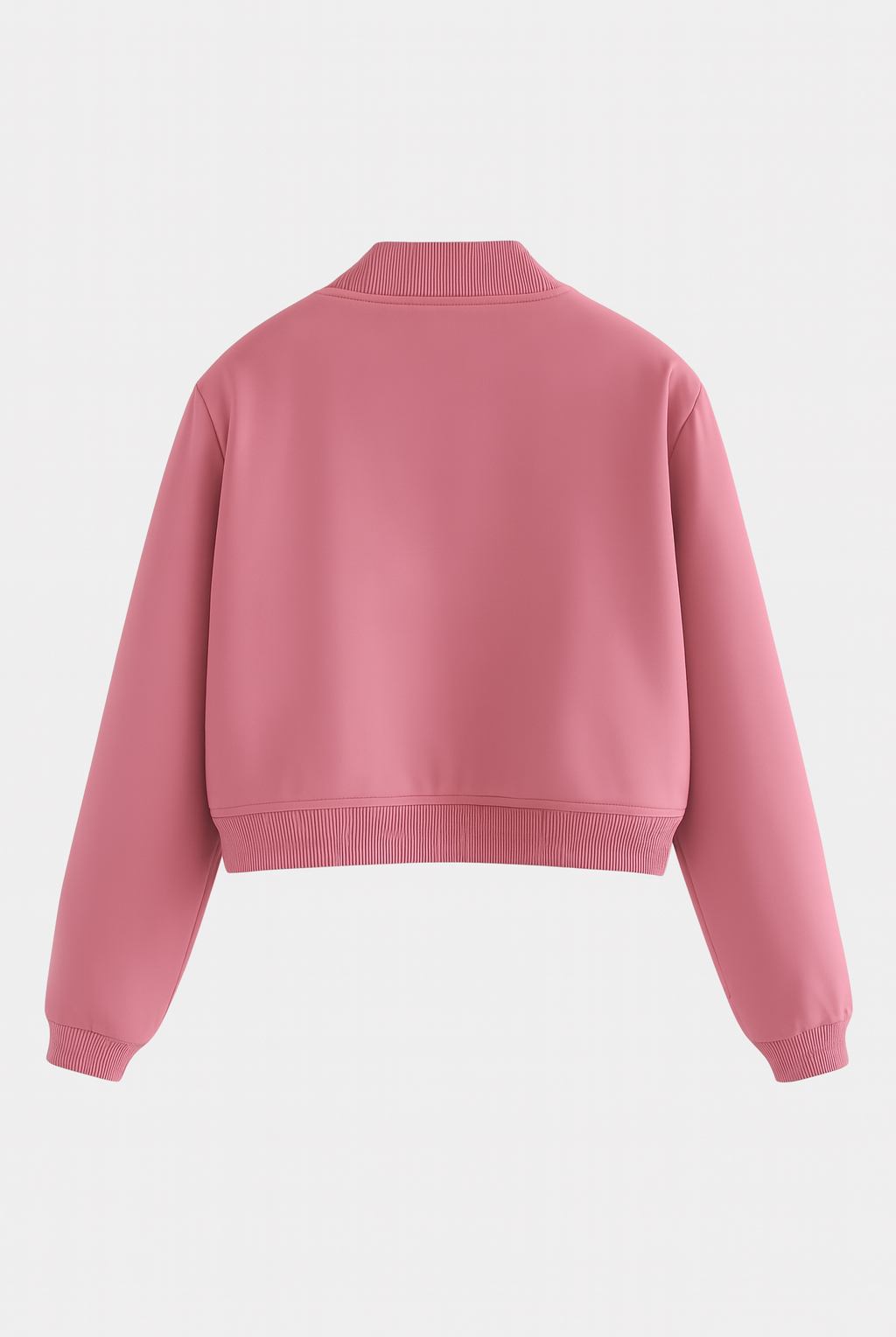 Elegant pink bomber jacket by Lumina Wear featuring a timeless design and stylish fit, perfect for casual and chic looks.