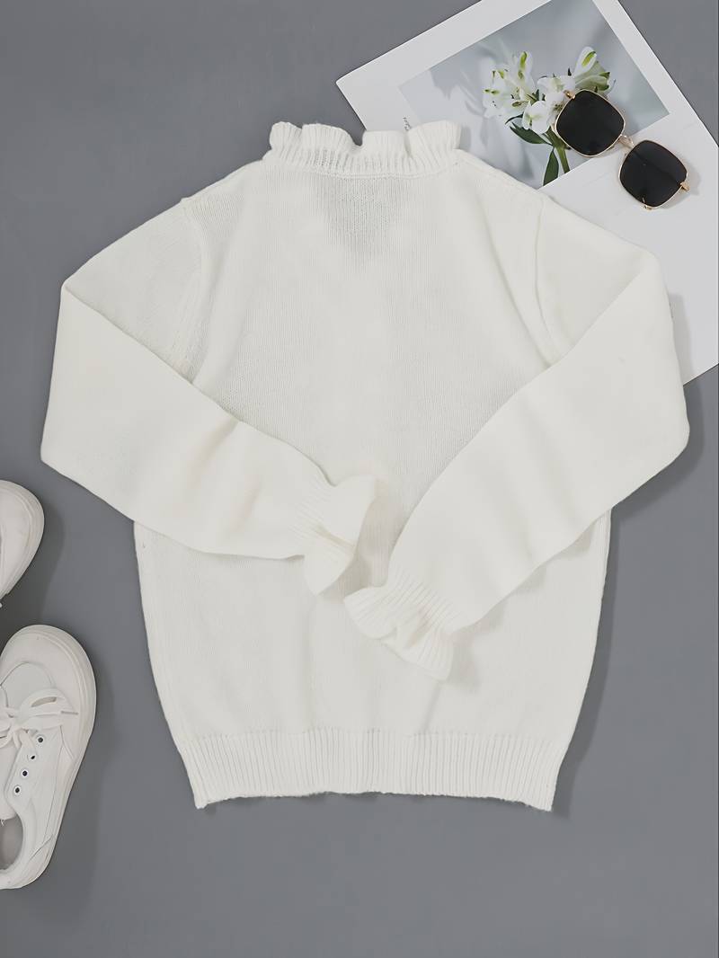 Victoria women's blouse by Lumina Wear featuring elegant ruffle design and decorative buttons, stylish and feminine.