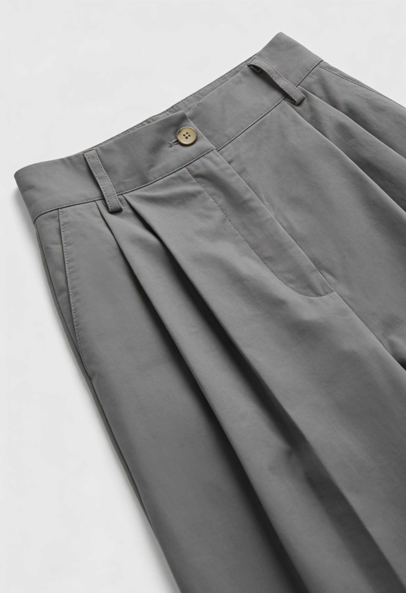 Gray Victoria Lumina high-waist palazzo pants for women, flowing and wide-leg with a comfortable fit, full-length style.