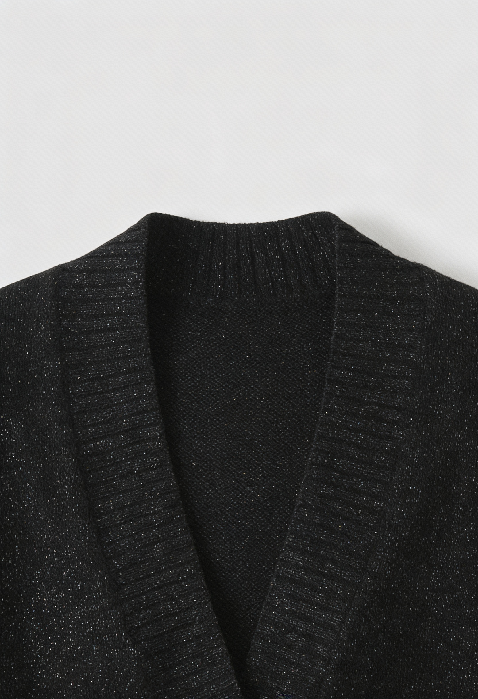 Lumina Wear Victoria soft black cardigan sweater with open front design, lightweight and stylish for casual wear.