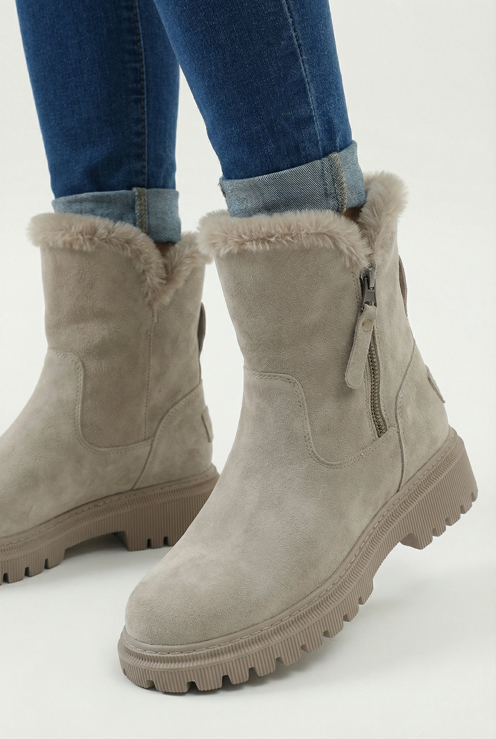 Victoria | Stylish Apricot Waterproof Boots with Comfortable Fit - Lumina 2