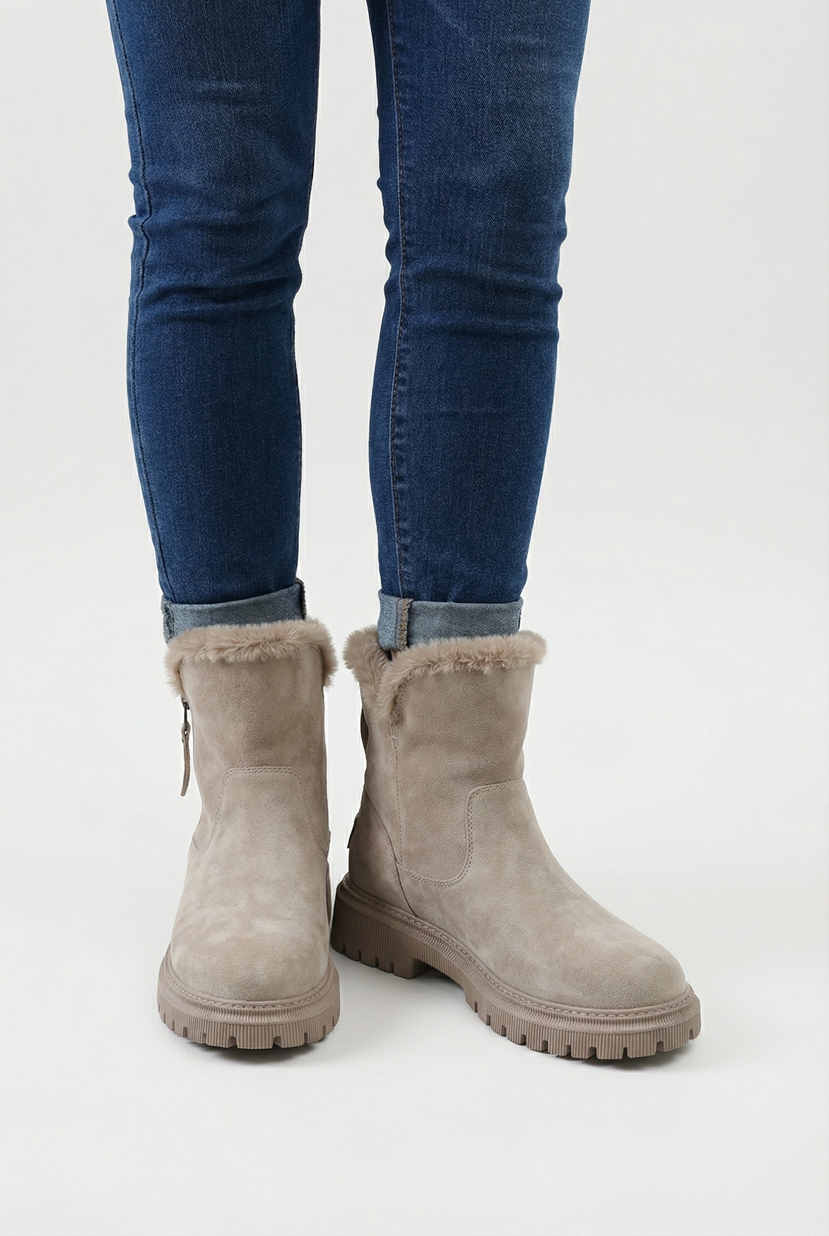 Victoria | Stylish Apricot Waterproof Boots with Comfortable Fit - Lumina 3