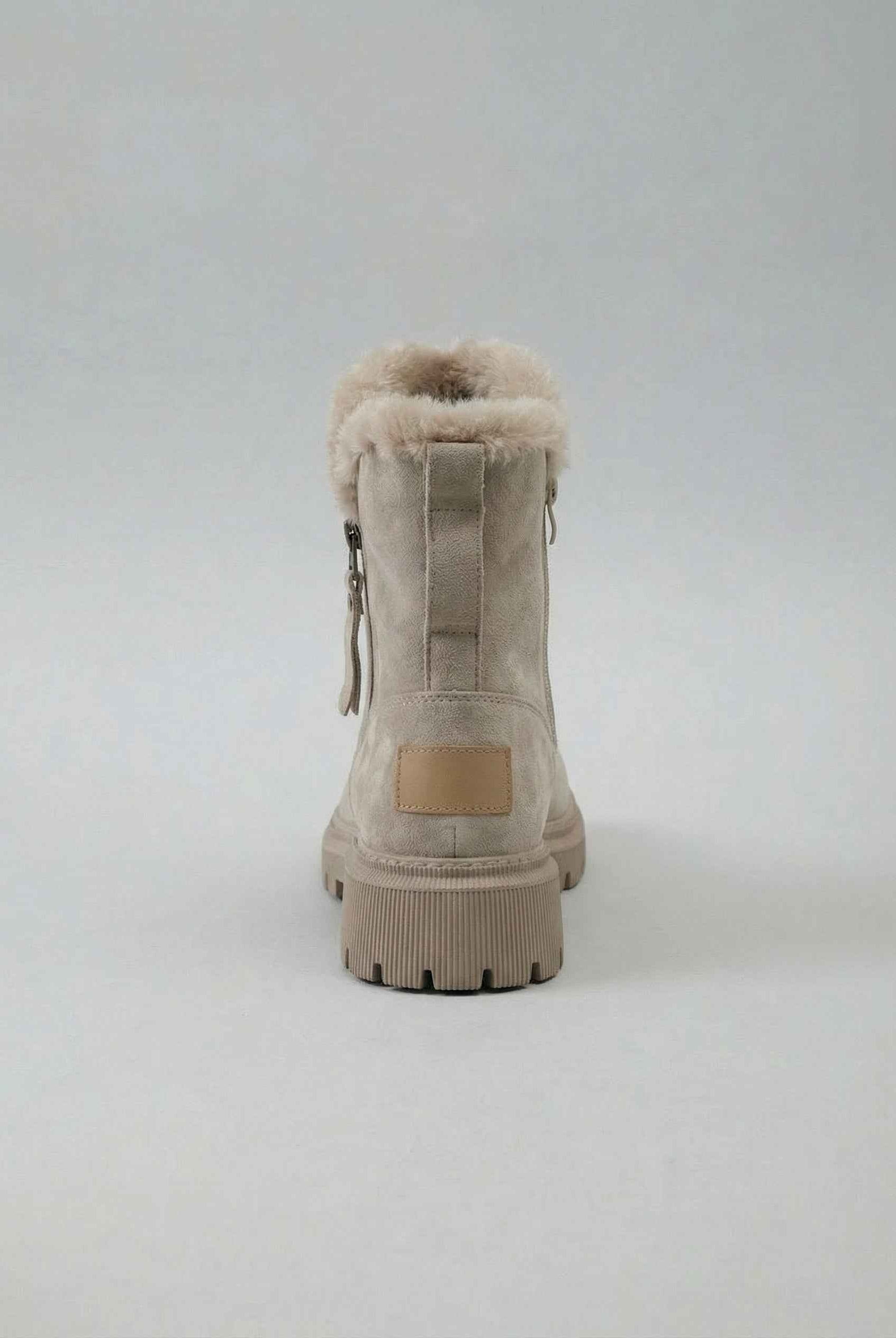 Victoria Lumina waterproof apricot boots with stylish design and comfortable fit, perfect for all-day wear.
