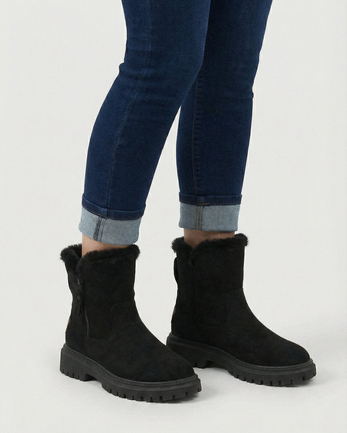 Victoria black waterproof winter boots for women by Lumina Wear, featuring stylish design and durable winter-ready construction.