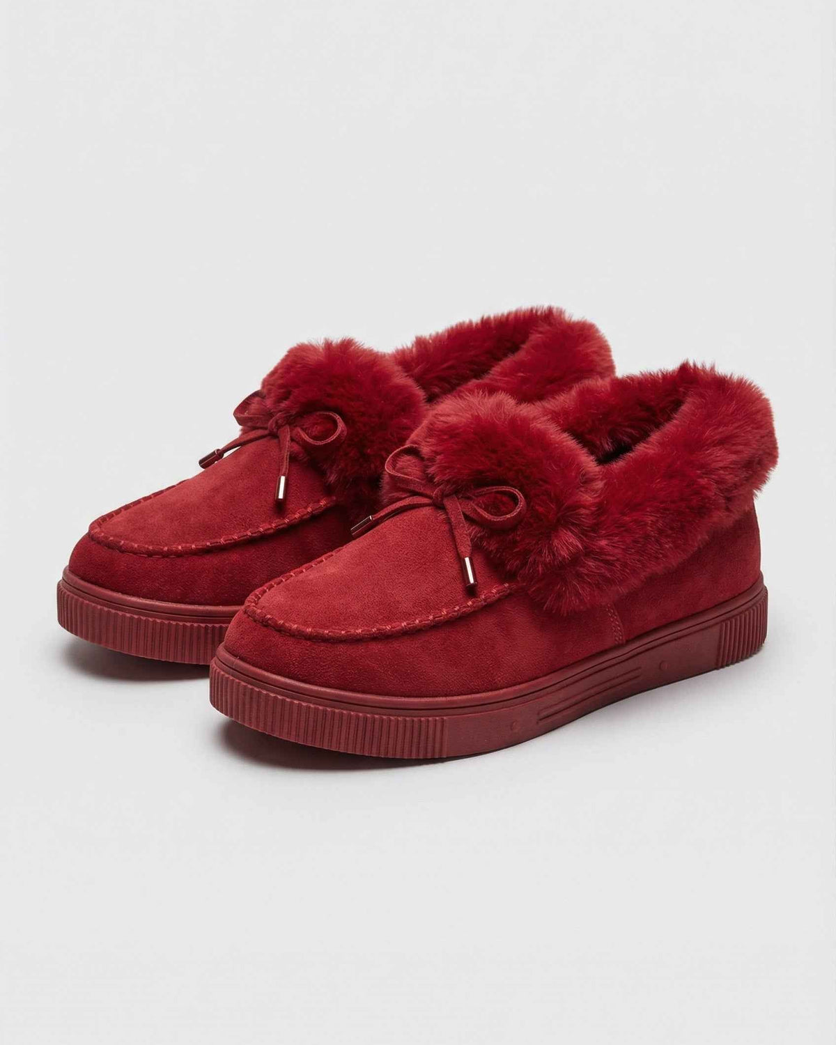Victoria stylish burgundy winter boots by Lumina Wear with warm lining, featuring a cozy design for women's cold weather footwear.