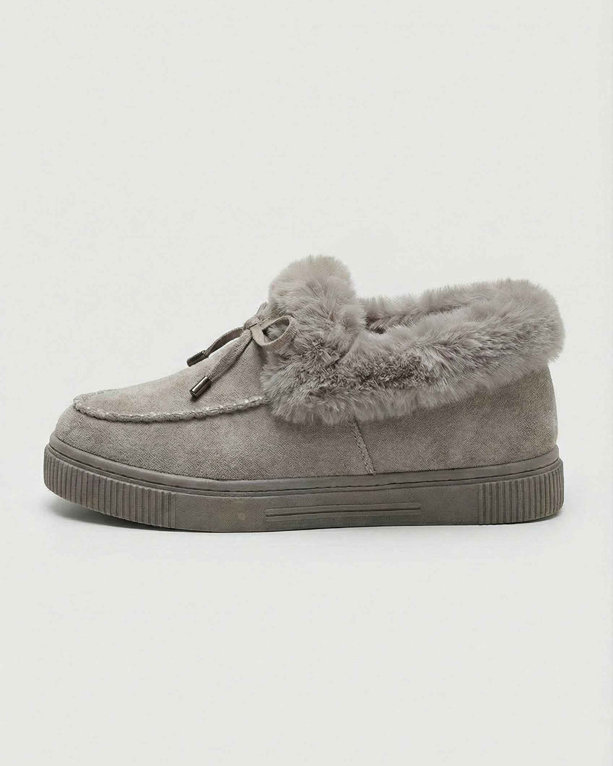 Gray Victoria cold weather boots by Lumina Wear with a stylish design and comfortable fit, perfect for winter outdoor wear.