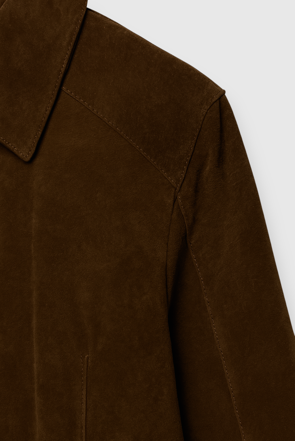Dark brown vintage-inspired short jacket for women by Lumina Wear, featuring a comfortable fit and stylish design.