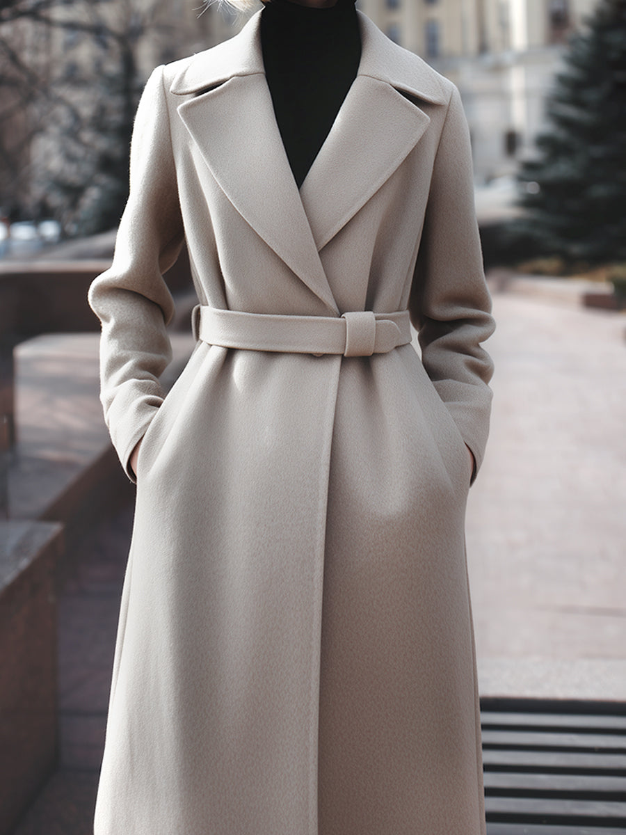 Vivian | Belted Wool-Blend Coat - Lumina Vancouver - Lumina Vancouver