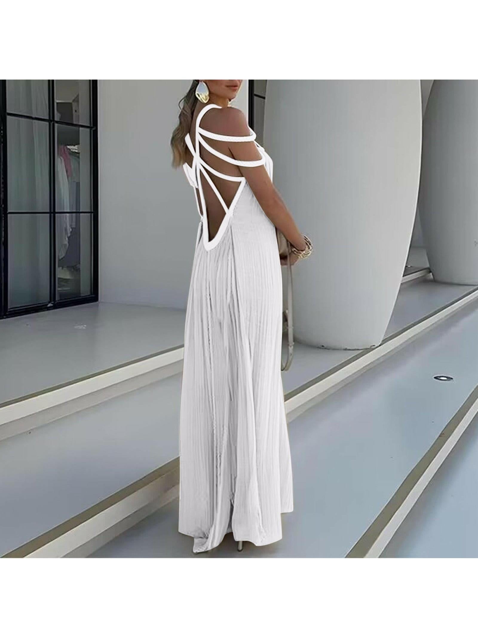 Beige Zeeva™ stylish dress by Lumina Vancouver, elegant one-size dress with a fashionable fit, nearly sold out.