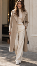Aurora Luxe | Classic Belted Structured Overcoat - Lumina