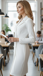 Isabelle | Tailored Blazer Midi Dress - Lumina - Lumina Vancouver