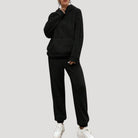 Alexa Lumina Wear cozy hooded two-piece lounge set featuring a flattering fit, soft fabric, and stylish design for comfortable loungewear.