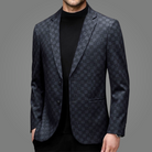Men's Astaire Lumina Wear slim fit textured check evening blazer with soft lining, tailored for a sophisticated look