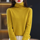 Chloé Glamorous turtleneck sweater by Lumina Wear featuring a wool blend fabric and soft, comfortable fit.