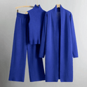 Lightweight spring pant set by Lumina Wear featuring tailored style and coordinated design in a stylish, comfortable outfit.