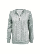 Lumina Wear Freya women's half-zip T-shirt featuring a polished fit and elegant design, perfect for casual or active wear.