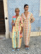 Colorful Lumina Wear Grace relaxed fit casual two-piece set, featuring a stylish top and matching pants for comfortable everyday wear.