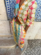 Colorful Lumina Wear Grace relaxed fit casual two-piece set with vibrant patterns and comfortable fit, perfect for everyday wear.