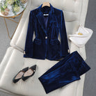 Women's Lumina Wear Grace tailored blazer and trousers set, featuring a polished silhouette and classic fit for sophisticated style.