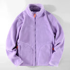 Lumina Wear Haven men's fleece jacket with plush warmth and standing collar, perfect for cold weather outdoor wear.