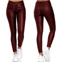 Lumina Wear Isabella chic stretch leather trousers, stylish black pants with a sleek fit, perfect for effortless fashion.