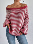 Lumina Wear Isabella cozy oversized knit sweater with lantern sleeves, styled for women, in a soft, warm fabric.