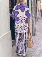 Isabella | Floral Polka-Dot Blouse with High-Waisted Trousers - Lumina 7