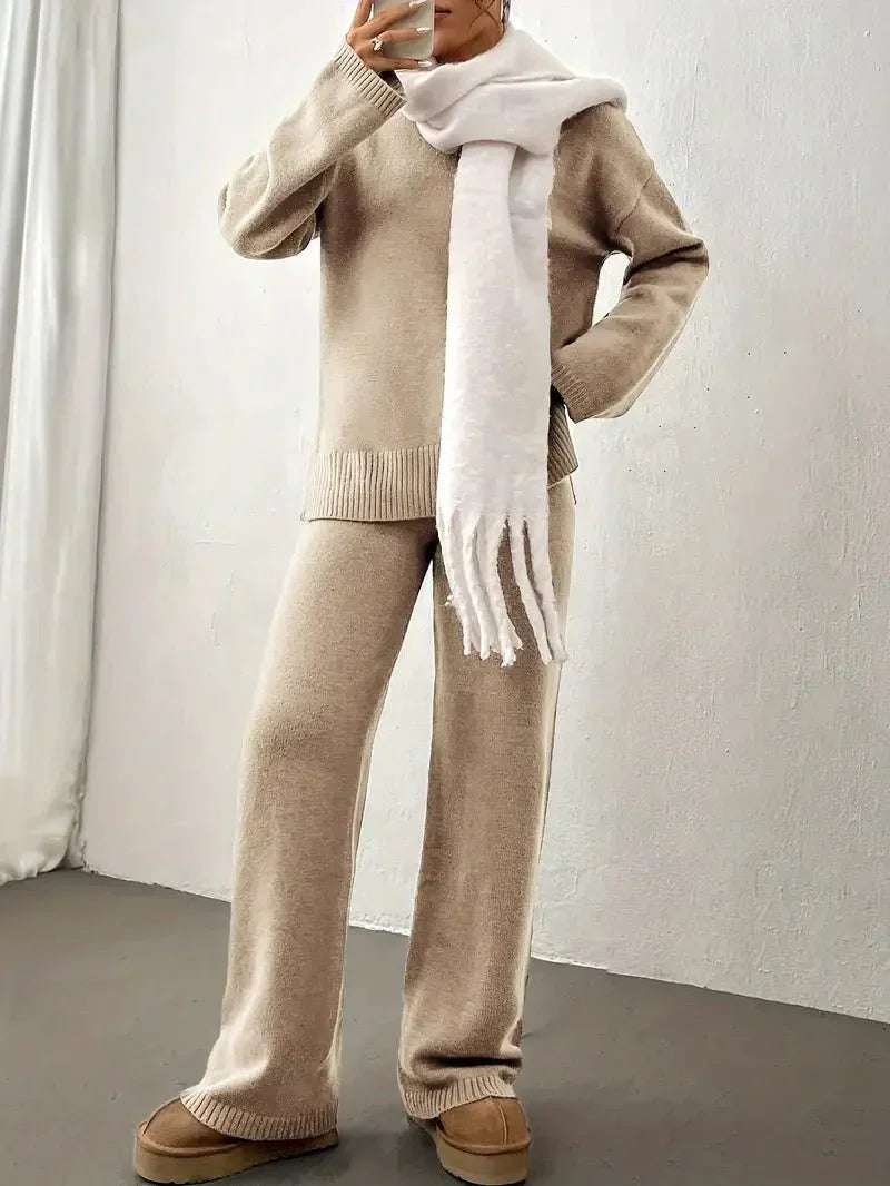 Isabella Lumina Wear relaxed fit two-piece matching outfit featuring coordinated style and comfortable clothing set.