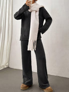 Isabella Lumina Wear relaxed fit two-piece matching outfit with coordinated style, featuring soft fabric and stylish design.