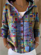 Black ribbed cardigan sweater for women with button front from Lumina Wear, displayed on a neutral background.