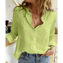 Makayla airy blouse by Lumina Wear featuring a relaxed fit, lightweight fabric, and casual style for comfortable everyday wear.