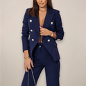 Maya tailored spring suit set by Lumina Wear, featuring a modern, versatile design with a fitted blazer and matching trousers.