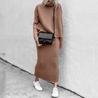 Lumina Wear Natalie relaxed knit pullover and ribbed skirt set for women, featuring cozy fabric and stylish casual fit.