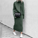 Lumina Wear Natalie knit pullover and ribbed skirt set, featuring a relaxed fit, soft knit fabric, and coordinating skirt.