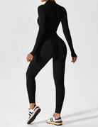 Lumina Wear Penelope sleek fitted two-piece dress set with zip detail, showcasing a modern, stylish look with a fitted silhouette.