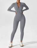 Lumina Wear Penelope sleek fitted two-piece dress with zip detail, showcasing modern, stylish design on a model.