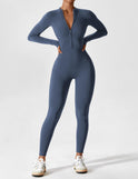 Lumina Wear Penelope sleek fitted two-piece dress with zip detail, showcasing a modern, stylish design perfect for chic occasions.