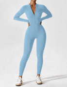 Lumina Wear Penelope sleek fitted two-piece dress set with zip detail, featuring a stylish and modern design.