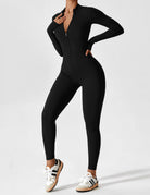 Lumina Wear Penelope sleek fitted two-piece dress set with zip detail, showcasing a stylish and modern look.